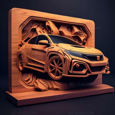 3D мадэль Honda Civic Type R (STL)